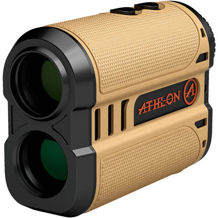 Athlon Optics 6x23 Midas 1200Y Laser Rangefinder, 1,200 Yard Maximum Range, Tan