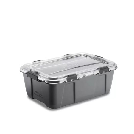 Alstora 46L Waterproof Protective Storage Case, Stone Gray