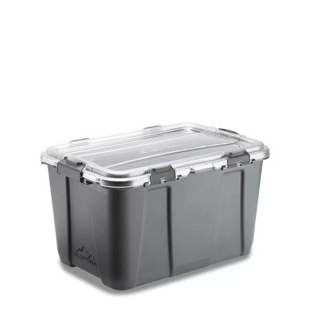 Alstora 76L Waterproof Protective Storage Case, Stone Gray