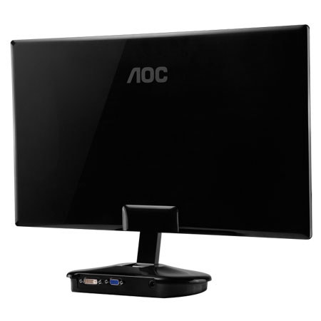 AOC 21.5 inch Widescreen LED LCD Monitor, Piano-Black