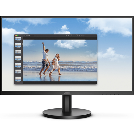 AOC 22B3HM 21.5" 16:9 Full HD VA LCD Monitor, Black