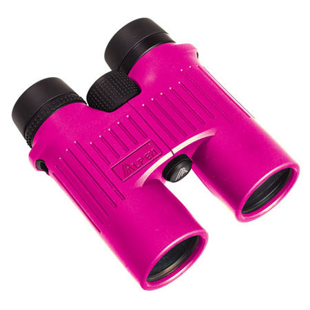 Alpen 10x42 Pink Series Roof Prism Binocular, 6.3 Degree Angle of View