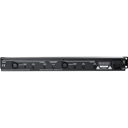 Art Pro Audio CX311 2-Way Stereo Crossover with Subwoofer Out