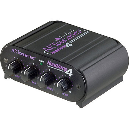 Art Pro Audio HeadAmp4 4-Output Channel Stereo Headphone Amplifier
