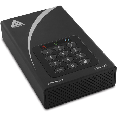 Apricorn Aegis Padlock DT FIPS USB 3.2 Gen 1 Encrypted External Desktop Drive 6TB
