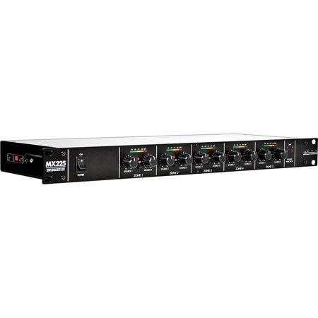Art Pro Audio MX225 Dual Source Stereo 5-Channel Zone Distribution Mixer