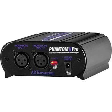 Art Pro Audio Phantom II Pro Dual Channel Phantom Power Supply
