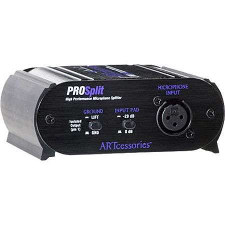 Art Pro Audio ProSplit High Performance Transformer Isolated 2-Way Mic Splitter