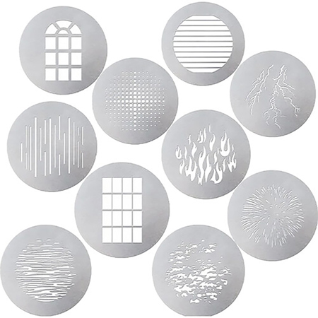 Aputure B-Size Gobos Set for Spotlight Mount II, 10-Pack