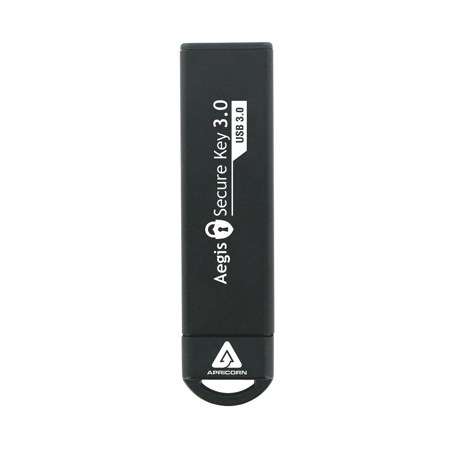 Apricorn Aegis Secure Key 3.0 Encrypted USB 3.2 A Flash Drive, Unlock via Keypad 16GB
