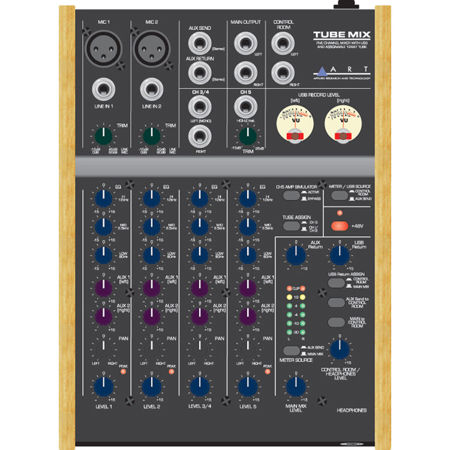 Art Pro Audio TubeMix 5-Channel Mixer with USB Interface
