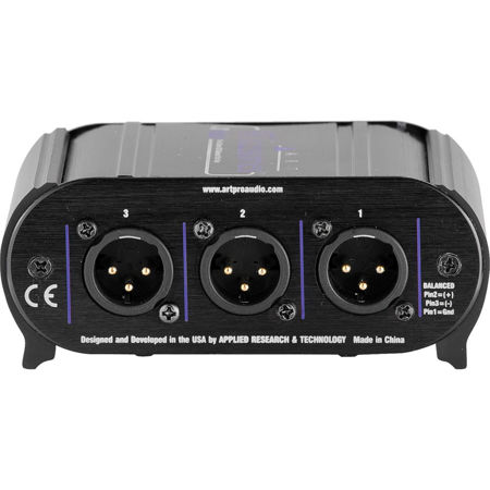 Art Pro Audio XPatch 3-Channel XLR Balanced Patch Bay