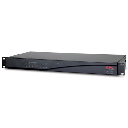 American Power Conversion (APC) 16-Port Analog CAT5 Analog KVM Switch, 2 Monitor Ports
