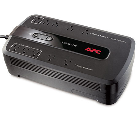 APC Back-UPS 750G ES 10 Outlet Surge Protector and Battery Backup (120V)
