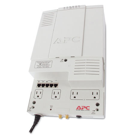 APC Back-UPS 500 Structured Wiring UPS, 300 Watts, 120V Input/Output