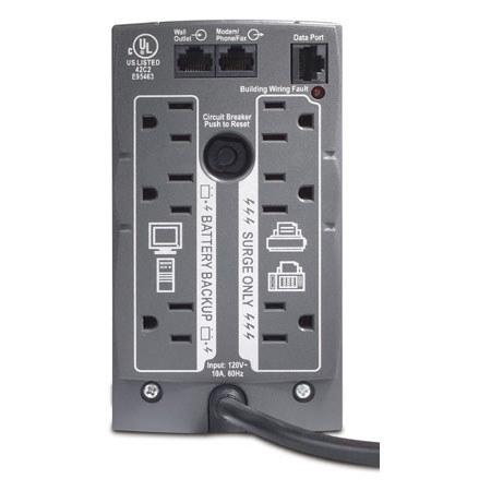American Power Conversion (APC) Back-UPS 500 6-Outlet Backup & Surge Protector