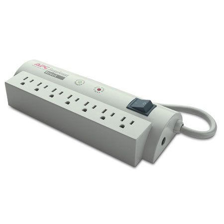APC 7 Outlet Network SurgeArrest Power Strip, 480 Joules