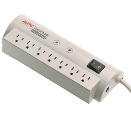 American Power Conversion (APC) Professional 7 Outlet SurgeArrest Strip w/RJ-11