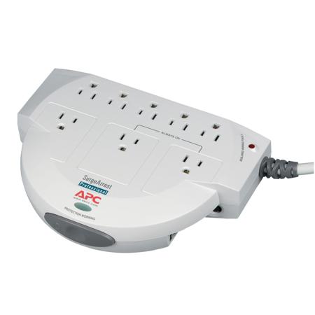 American Power Conversion (APC) APC Pro 8 Out SurgeArrest Strip w/RJ-11 2-Line