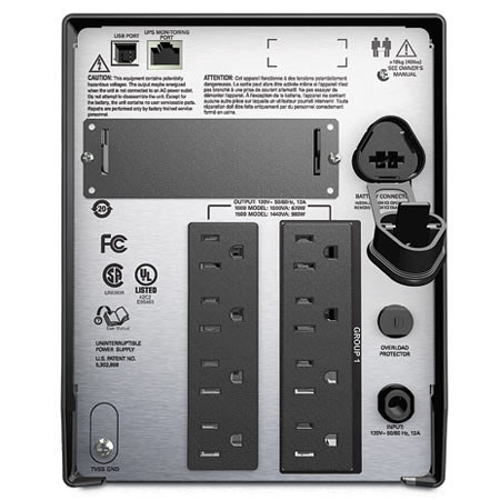 American Power Conversion (APC) Smart-UPS 1000 VA 670 Watts 8 Outlets UPS w/LCD