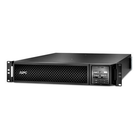 American Power Conversion (APC) Smart-UPS On-Line 3000VA/2700W 2U Rackmount Sine Wave UPS with Network Card, Black