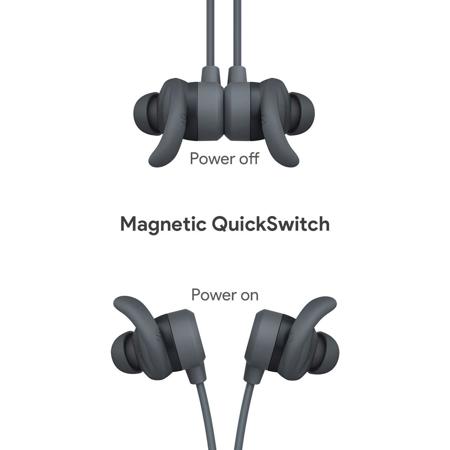 AiPower Key Series B60 True Sound Wireless In-Ear Sports Earphone, Dark Gray