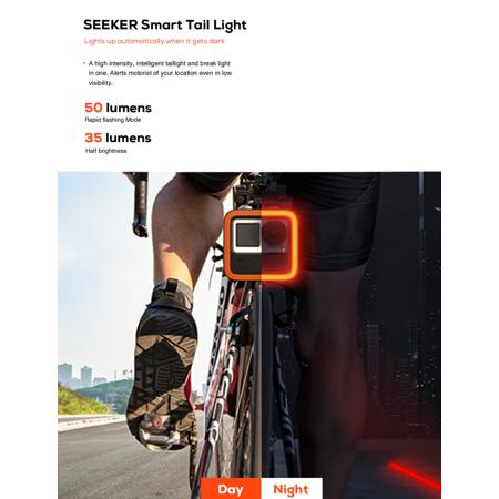Apeman SEEKER ONE 4K Dual Screen Action Camera with SEEKER R1 Bike Enclosure