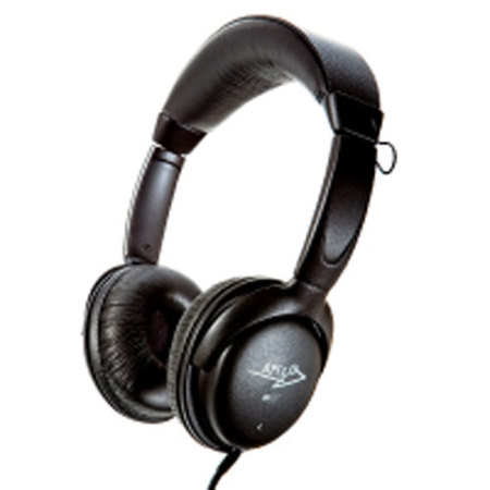 Apex HP35 Folding Closed Ear Dynamic Headphones w/ 1/8" F to 1/4" M TRS Adapter