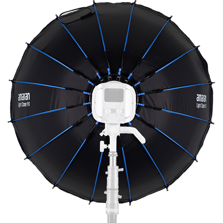 Softbox Ottagonale Amaran Octa Dome 90 Con Attacco Bowens - Diametro 90 Cm, Set Include Diffusore, Griglia, Borsa, Per Fotografi E Videografi