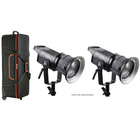 Aputure Light Storm LS C120d II Daylight LED 2-Light Kit, AB-Mount Battery Plate