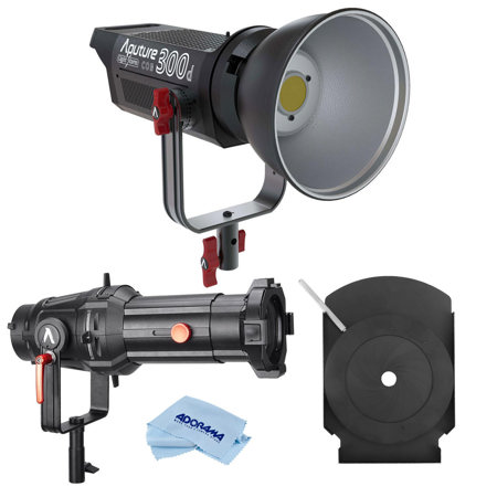 Aputure LS C300D LED Light (A-Mount) Spotlight Kit (19 degree lens)