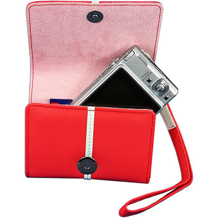 Ape Case Slim Designer Camera Clutch, Pink Salmon