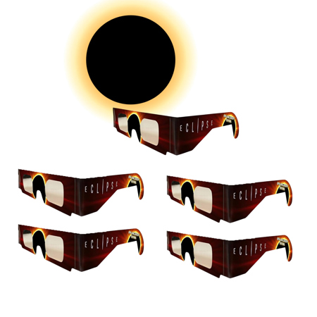 American Paper Optics Solar Eclipse Safety Glasses 5-Pack