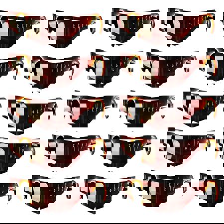 American Paper Optics Solar Eclipse Safety Glasses (Style and Color May Vary from what's Pictured) 10-Pack