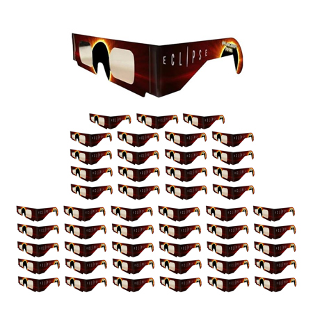 American Paper Optics Solar Eclipse Safety Glasses 50-Pack