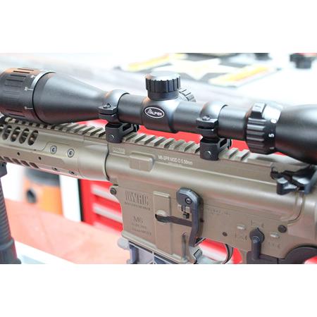 Alpen 4-12x40mm Kodiak Riflescope, AccuPlex Reticle, Adjustable Obj., 1" Tube