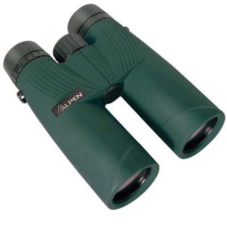 Alpen 8x42mm Shasta Ridge Series Compact Water Proof Roof Prism Binocular with 6.4 Degree Angle of View, USA