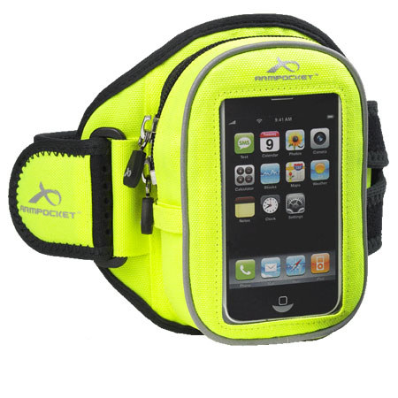 Armpocket Sport i-20 Medium Armband, Yellow