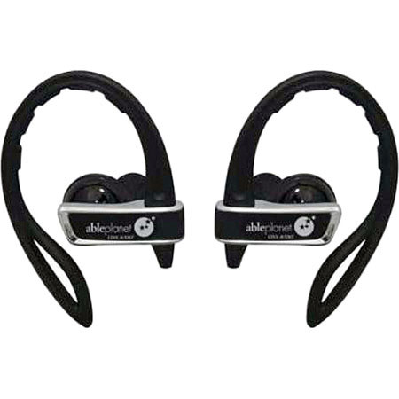 Able Planet SI250 True Fidelity Hook Headphone, Black