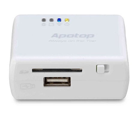 Apotop DW09 Wireless Reader, Personal Cloud Storage