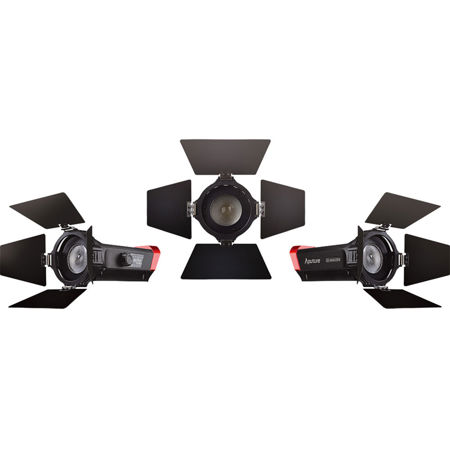 Aputure LS-mini20 3-Light Flight Kit, 2x Daylight Lights, 1x Bi-Color Light