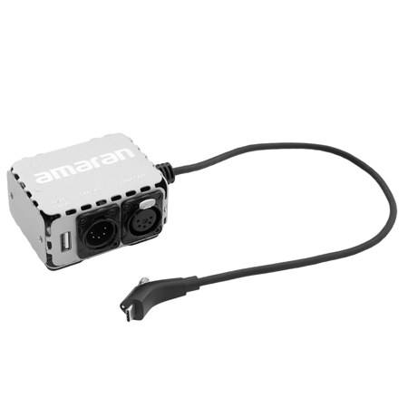 amaran USB-C to 5-Pin DMX In & Out Adapter for Ray 360c and 660c LED Lights
