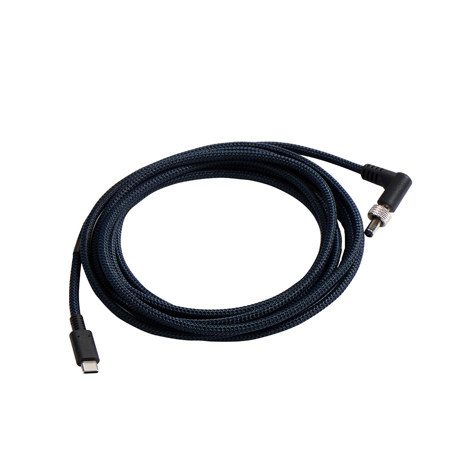 amaran 9.84' 100W USB-C to Locking 5.5mm DC Barrel Power Adapter Cable, Black