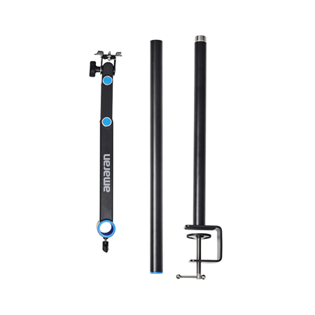 Amaran Verge Panneau Rectangulaire Éclairé Par Le Bord 26W, CCT Bi-Color ( 2700-6500K), Contrôle Par APP, Certifié Protection Oculaire Pour Streaming/ Gaming/Production De Contenu (Charbon