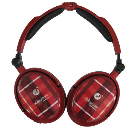 Able Planet XNC230B Noise Canceling Headphones, Red