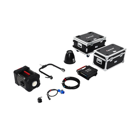 Aputure STORM XT52 5200W Point Source BLAIR LED Light with Dual Flight Case Kit, Bare Leads