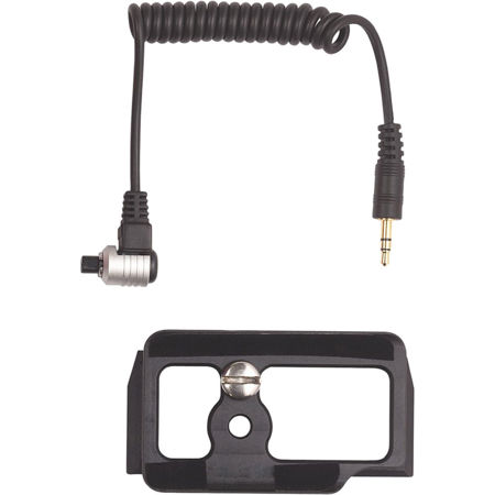 AquaTech Cable Release and Camera Plate Kit for FUJIFILM X-H1 in Base Housing