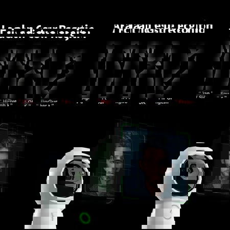 Aqara CH-H03 Camera Hub G3 2K Indoor Security Camera, White