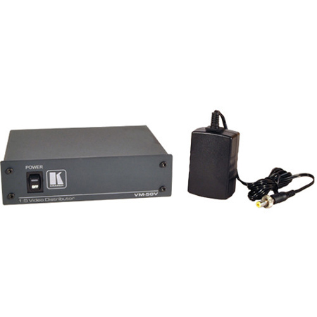Autocue Video Distribution Amplifier Box with 4 Outputs for Teleprompters