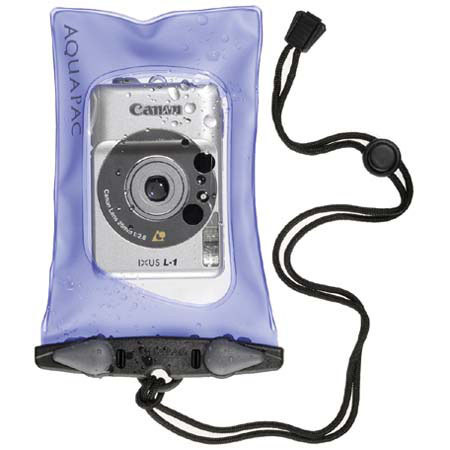 Aquapac Waterproof, Submersible Vinyl Micro Camera Case for Mini Digital Cameras without a Zoom Lens, Depth to 15ft / 5m.
